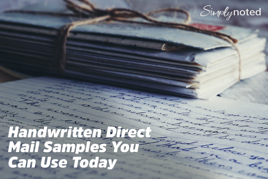 Handwritten Direct Mail Samples You Can Use
