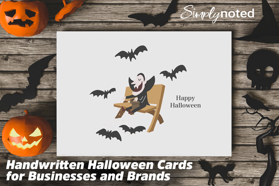 Handwritten Halloween Cards for Businesses and Brands