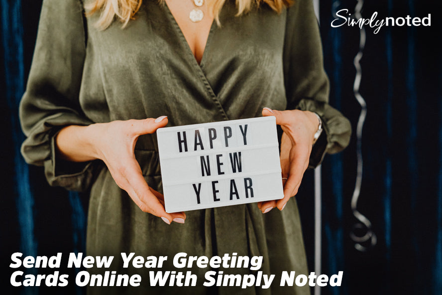 Send New Year Greeting Cards Online With Simply Noted
