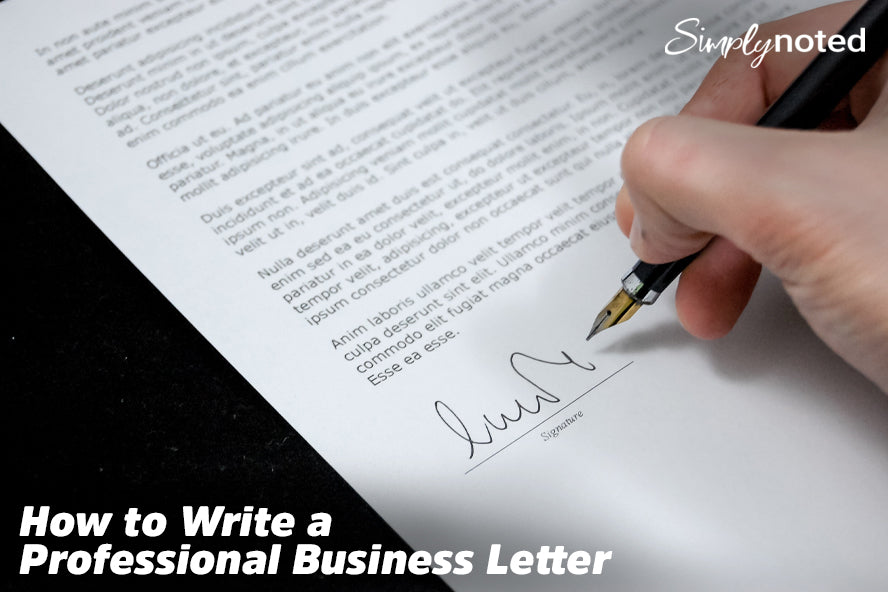 How to Write a Professional Business Letter