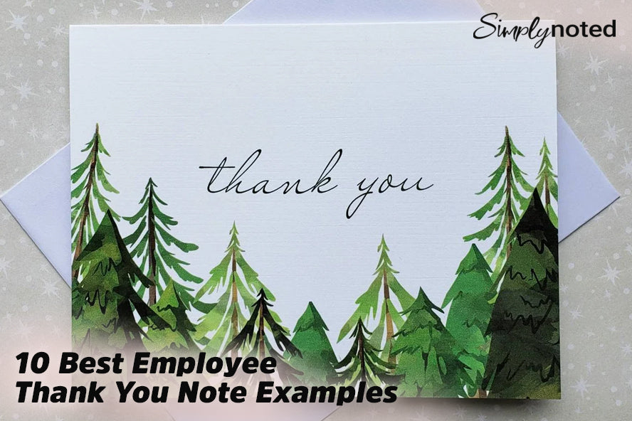 10 Best Employee Thank You Note Examples