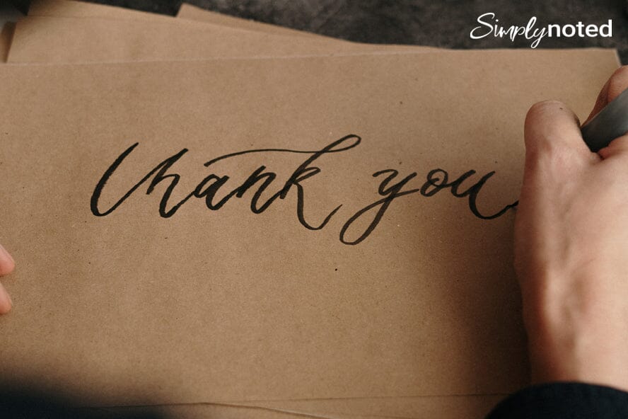 What Should You Avoid in a Thank You Note