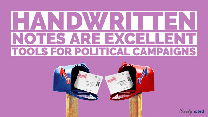 Handwritten Notes Politics Political Mailing Campaign Direct Mail Real Pen Written Notes Posta