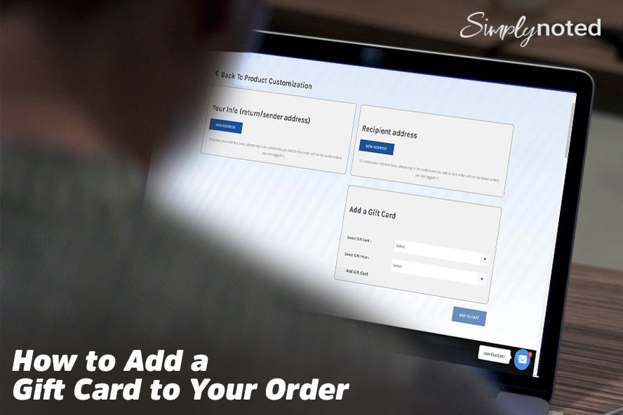 How to Add a Gift Card to Your Order