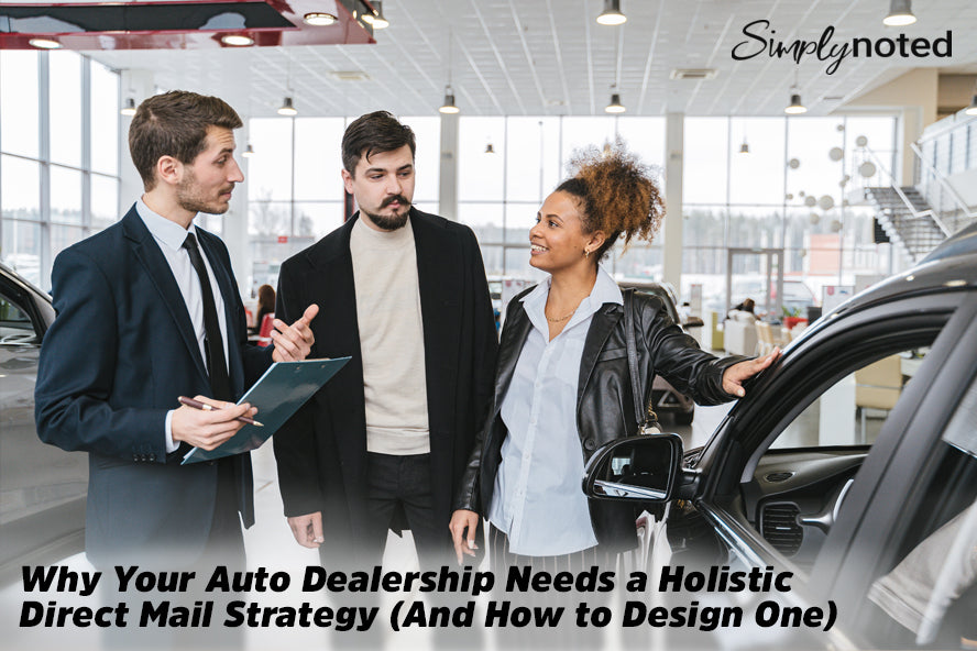 Why Your Auto Dealership Needs a Holistic Direct Mail Strategy (And How to Design One)