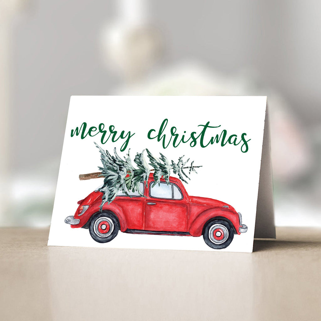 Christmas Car & Tree freeshipping - SimplyNoted