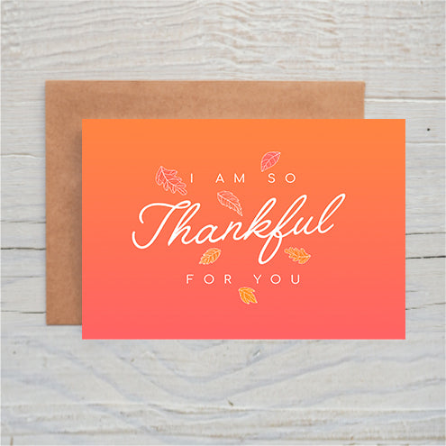 So Thankful For You freeshipping - SimplyNoted