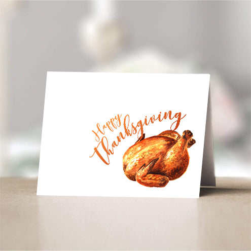 Happy Thanksgiving and Cooked Turkey freeshipping - SimplyNoted