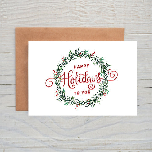 Happy Holidays To You freeshipping - SimplyNoted
