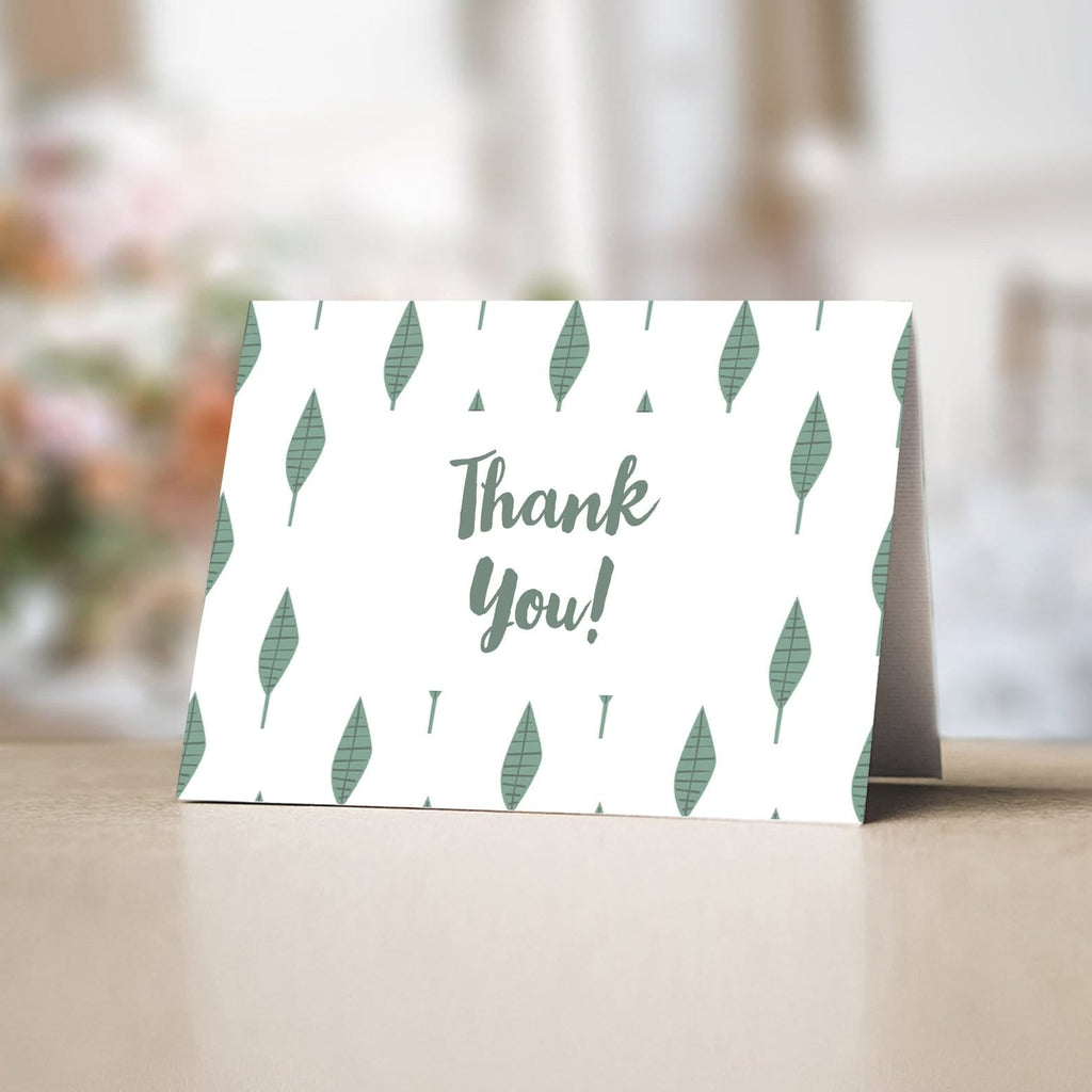 Thank You - Leaf freeshipping - SimplyNoted