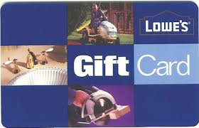 Lowe's Gift Card freeshipping - SimplyNoted